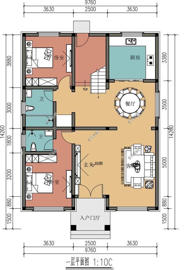 图纸|3套新中式农村别墅图纸，怎么可以这么美，城里人看了都心动