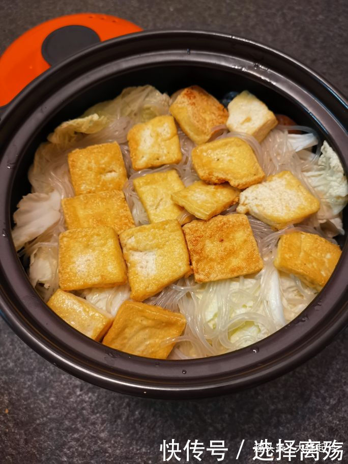 家常菜|冬天的美味家常菜大白菜炖豆腐