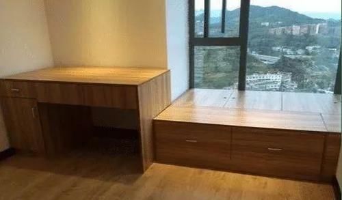 墙面|老婆坚持卧室不留飘窗，地面做个“小地台”，完工邻居抢着模仿