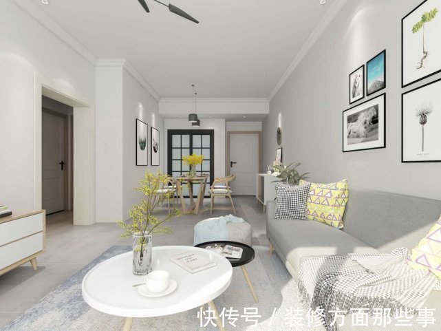 余晖|105平北欧风三居室每一个区域都充满生命力,充满阳光的感觉