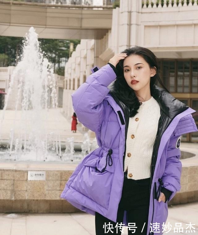 羽绒服|羽绒服臃肿,这个腰部细节,羽绒服穿得显瘦又好看