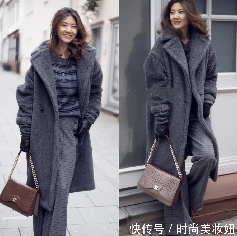 通身 “针织衫+阔腿裤”更有气质,借鉴这4种穿搭术,穿出高级时尚感