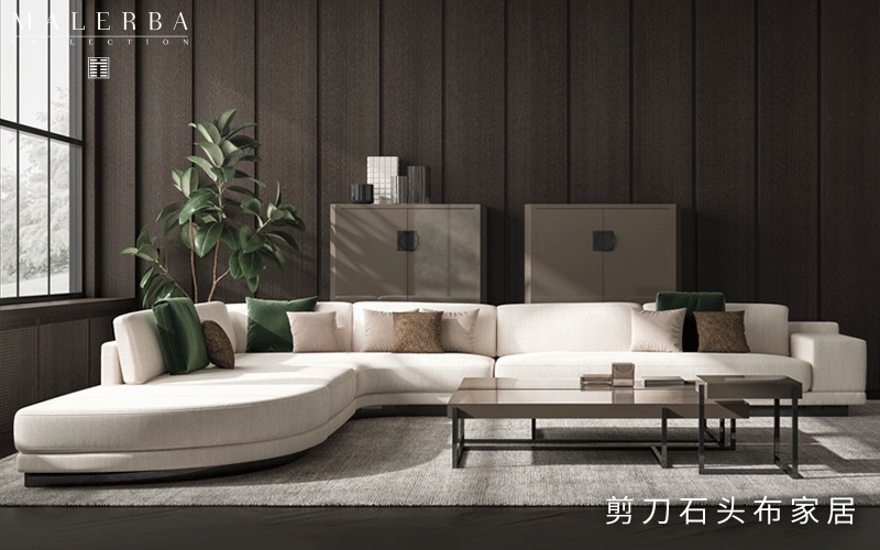 mil现代轻奢沙发，简约的温柔，优雅又高级！