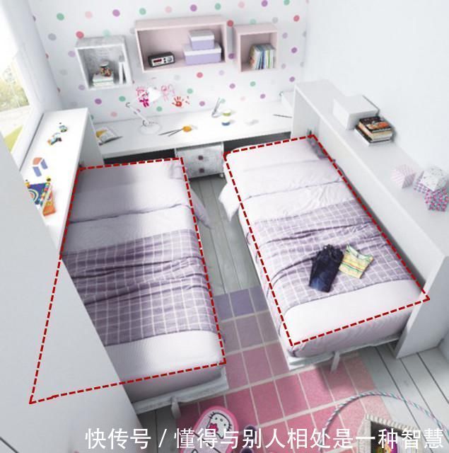 壁柜|2个孩子挤4㎡的儿童房,两侧墙上打张壁柜床,左右仅占20公分