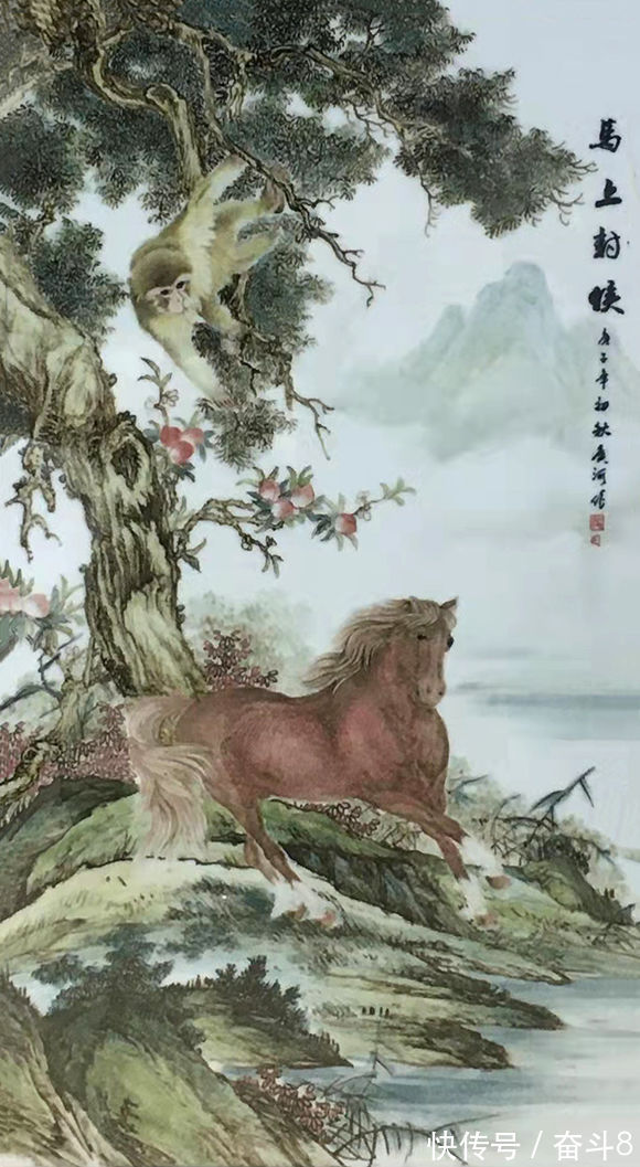 大埔县!百年巨匠·传世名家画家黄广河作品欣赏