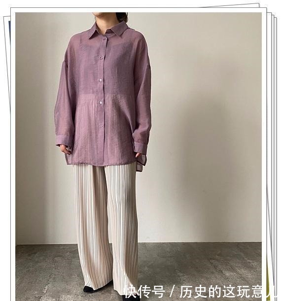 棕色 紫色上衣现在也很时髦,轻松完成秋季的优雅穿搭!