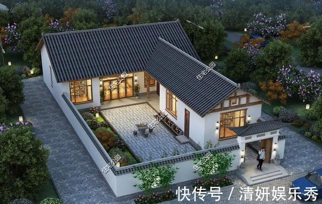 平面|2021年农村建房子,推荐这15套中式小院,造价便宜还实用
