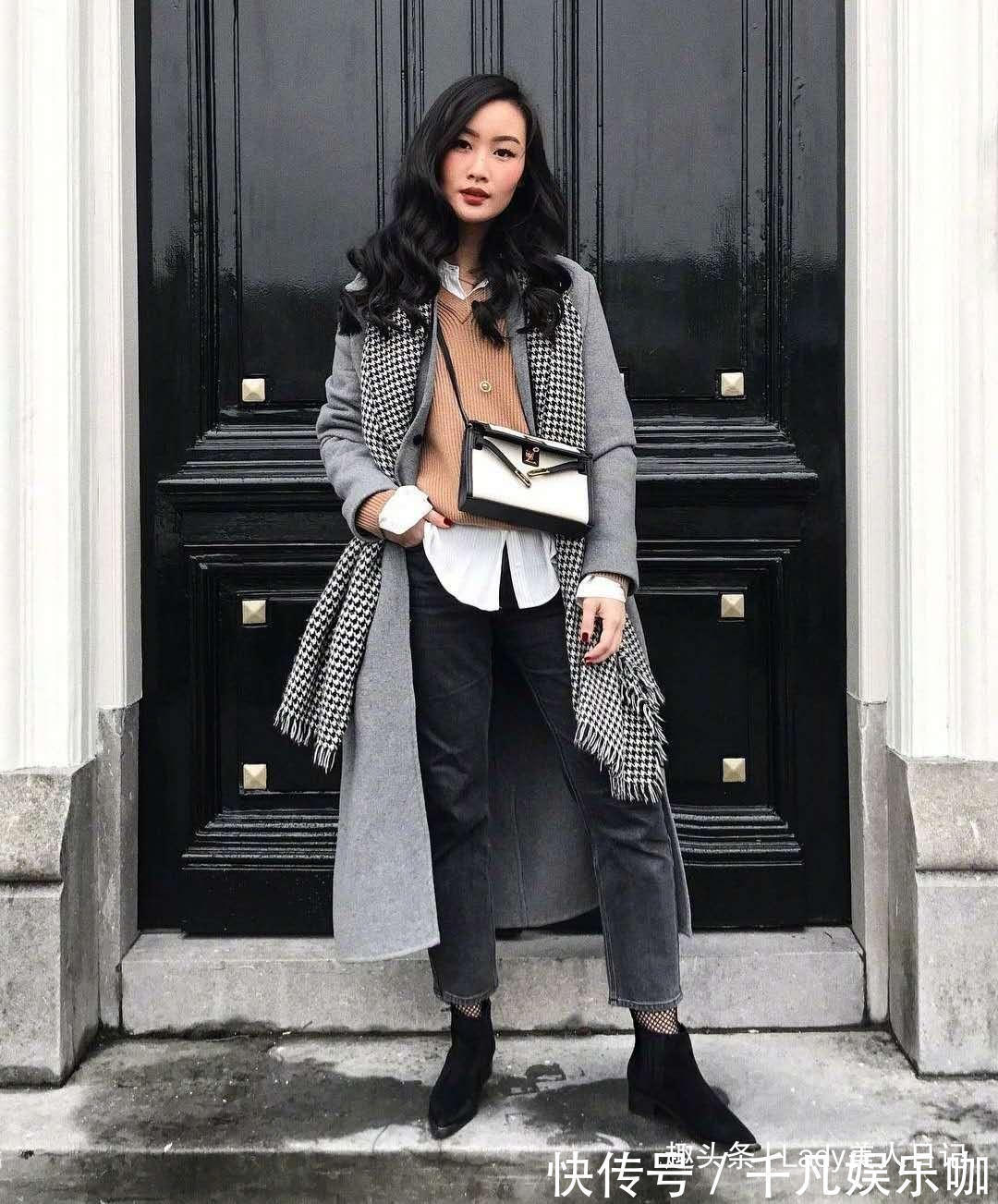 小个子 快来,显高显瘦的“长风衣/大衣”穿搭,经典实用,小个子更要看