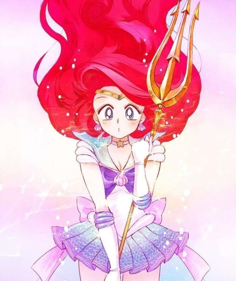 迪士尼公主|日本动漫风格的迪士尼卡通人物,第一张就梦幻到让人陷入爱河了