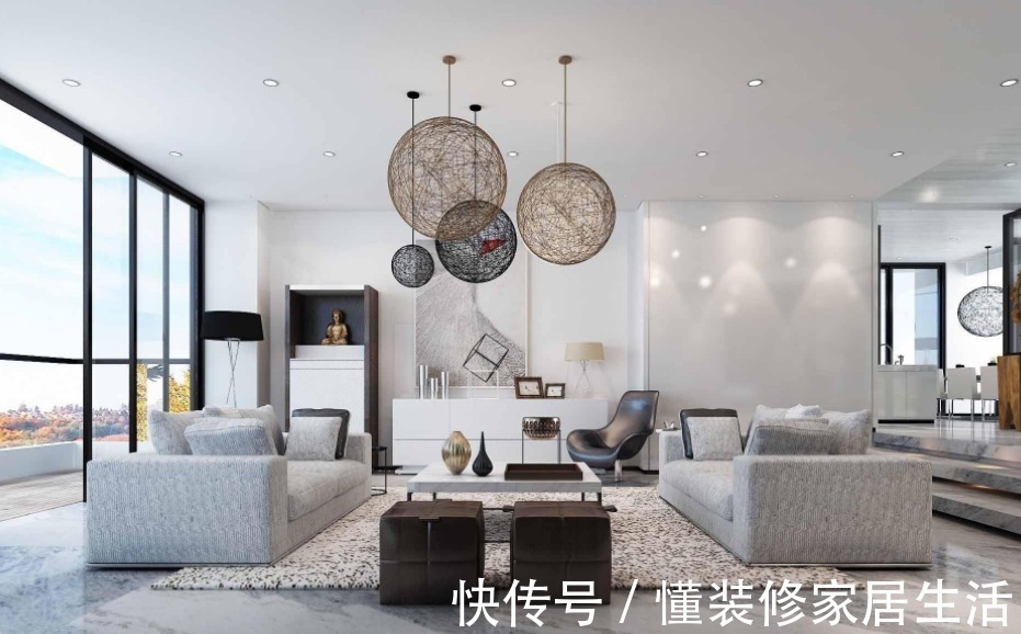 工业风|客厅装修别再选老土设计了,越来越多人这样装,住几十年不过时