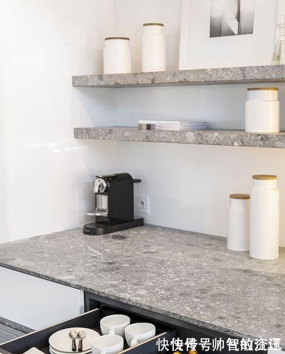 厨房|厨房台面装修有讲究,大理石过气、不锈钢太low,聪明人都这样装