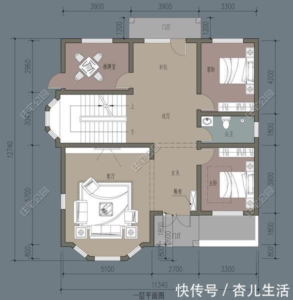 占地尺寸|终于找到25万就能盖的自建房图纸了，这3套哪个更适合农村