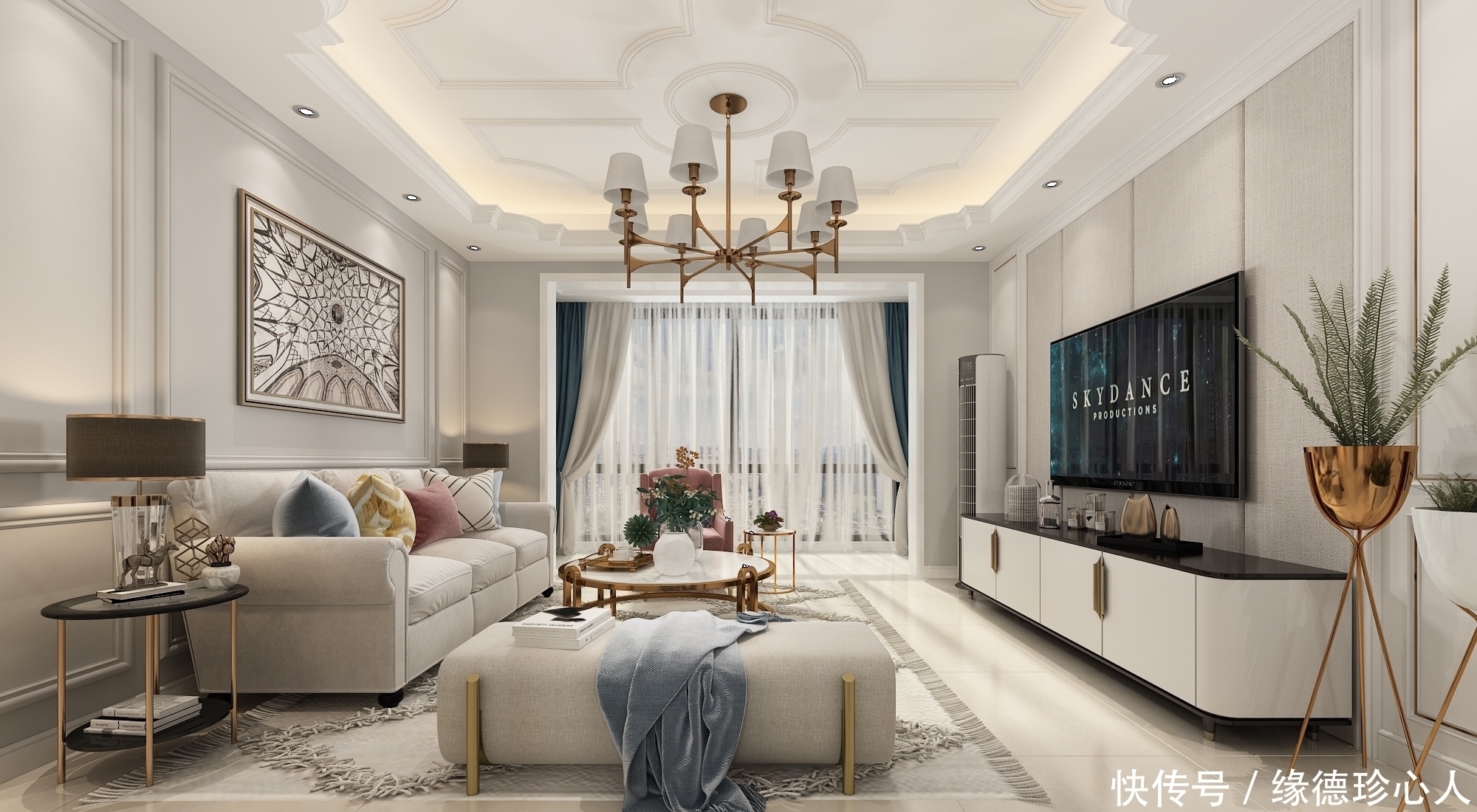 家装|现代轻奢风格装修效果如何轻奢家装的特点介绍