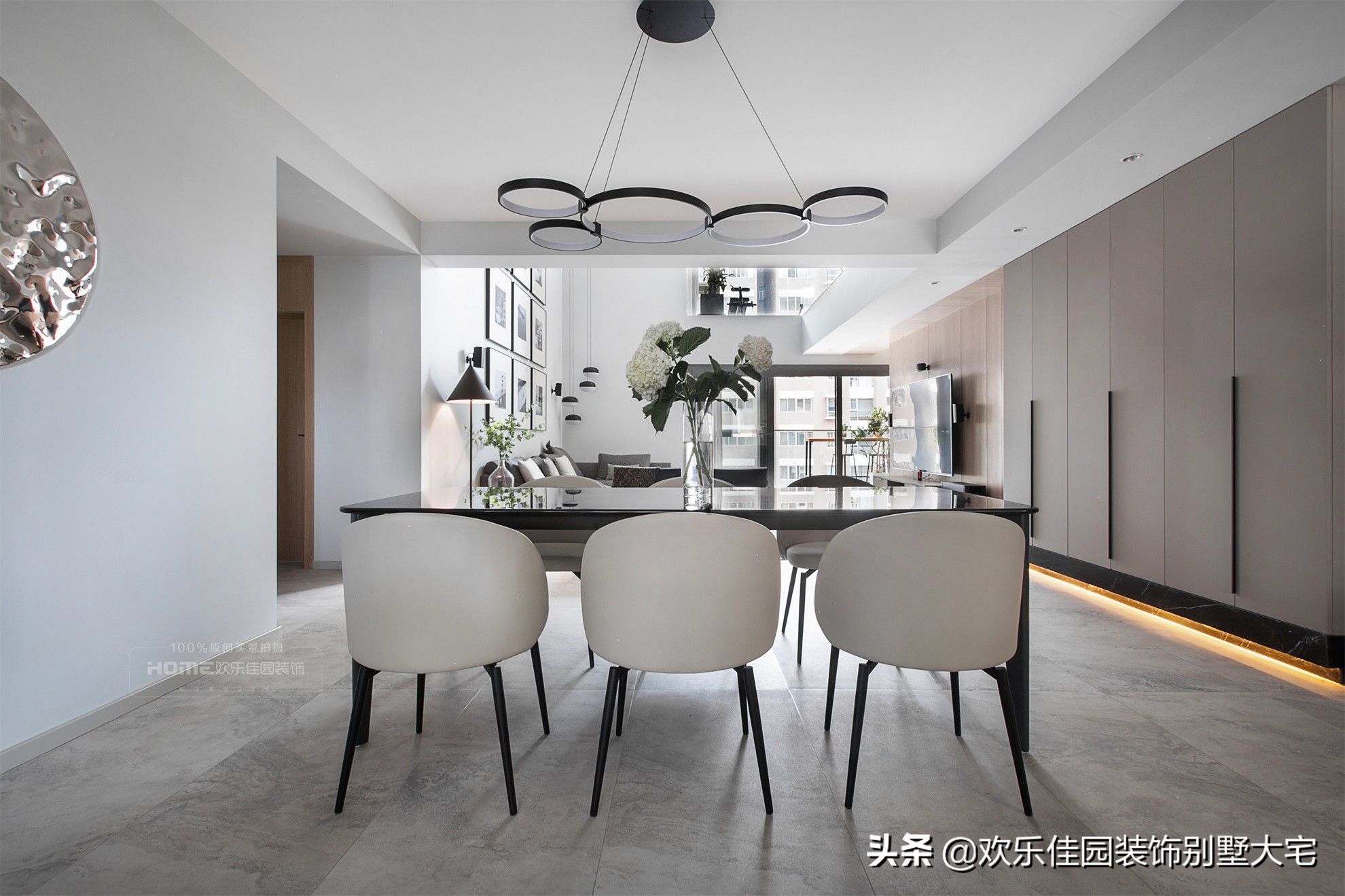 空间|300平现代简约复式，楼梯改造方案绝了