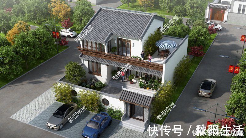 建筑面积|在欧式别墅扎堆的农村,建一栋中式小院,造价30万你愿意吗?
