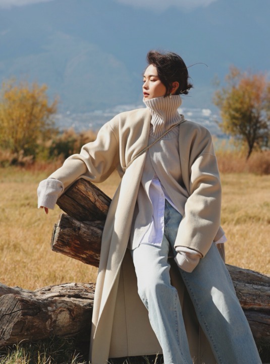 针织衫 普通人穿大衣,只要学会选款和搭配,也能时髦不俗气!