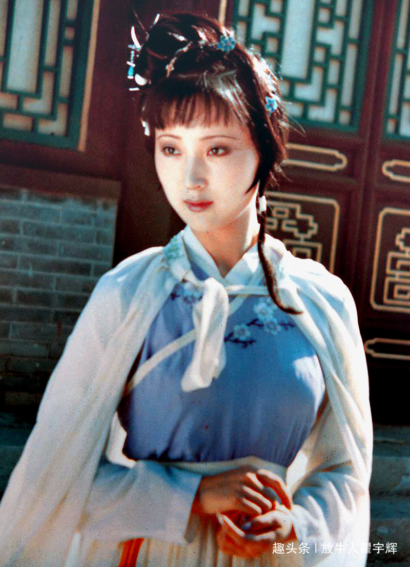 四大美女@陈晓旭,13张红楼梦剧照,真正的古典美人,天上掉下来的林妹妹