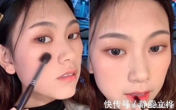 妆容|女生最干净的妆容是如何养成的?网友:没有痘痘的脸太美了吧!