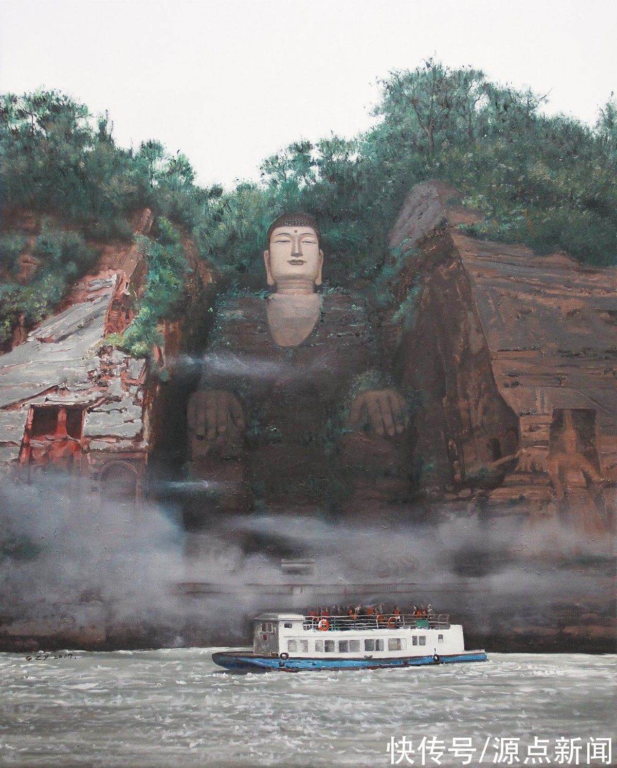 作品展|凌云西岸古嘉州丨名家美术书法作品展在乐山开展