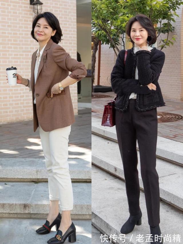 穿搭|这位中年妈妈真会穿,她的这“4件外套”很时尚!日常款也能高级