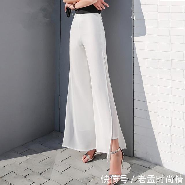 高腰 想要飘逸又怕裙装走光,优雅时髦的裙裤来帮你