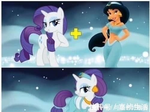 迪士尼公主|当小马宝莉开始COS迪士尼公主,紫悦版贝儿太可爱,最后一个却让人认不出