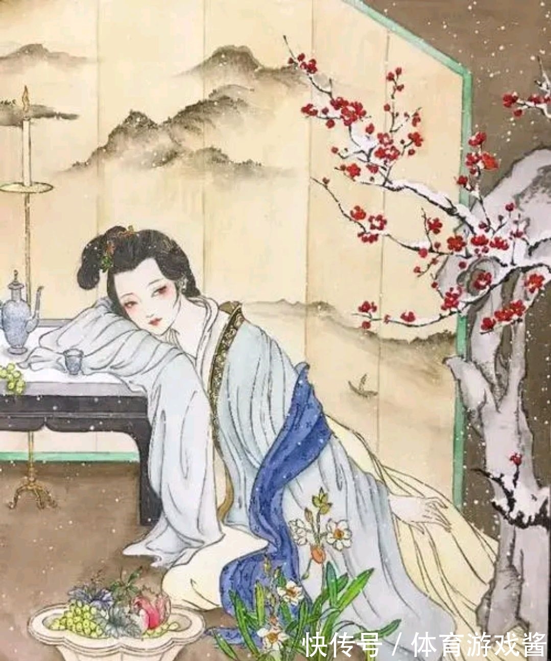 李清照#野渡征联:三杯二盏,怎敌它数声雁唱,几点菊黄?愁字三千明月上