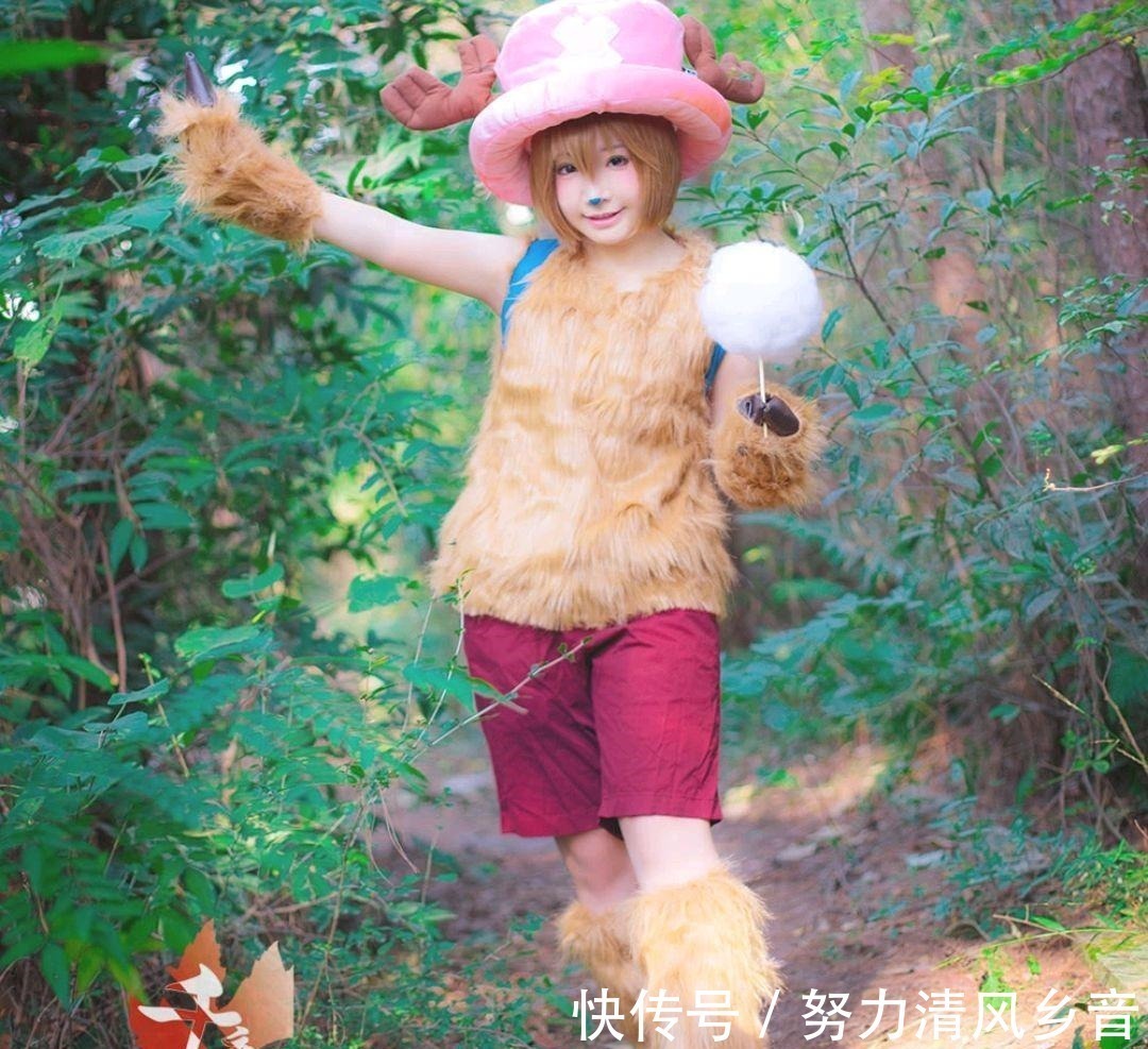 乔巴|扮演海贼王角色,乔巴可爱,索隆无语,罗宾好像有点小了