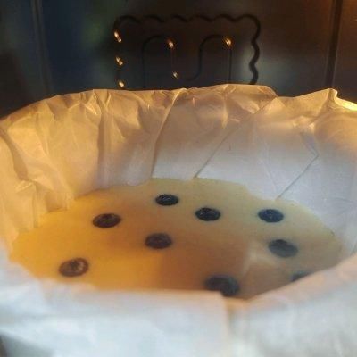 蓝莓|翻山越岭只为这道蓝莓爆浆酸奶蛋糕