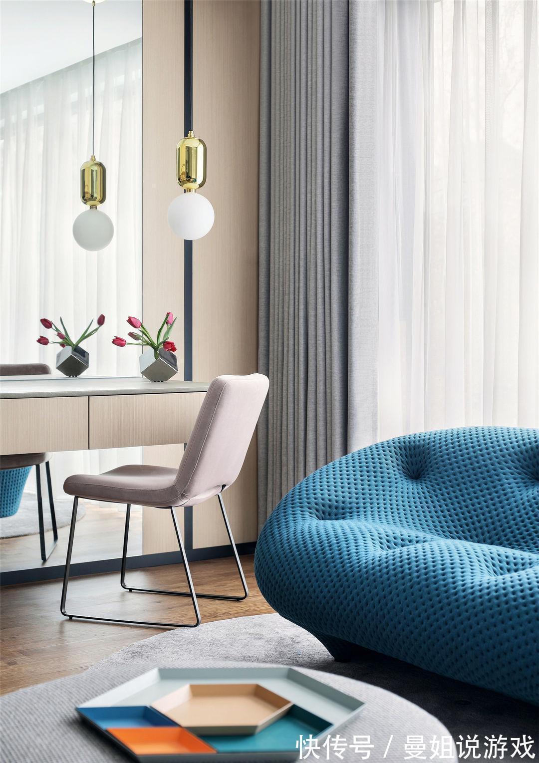 娱乐区|现代简约风别墅设计,用心感受生活本质,回归纯真心态