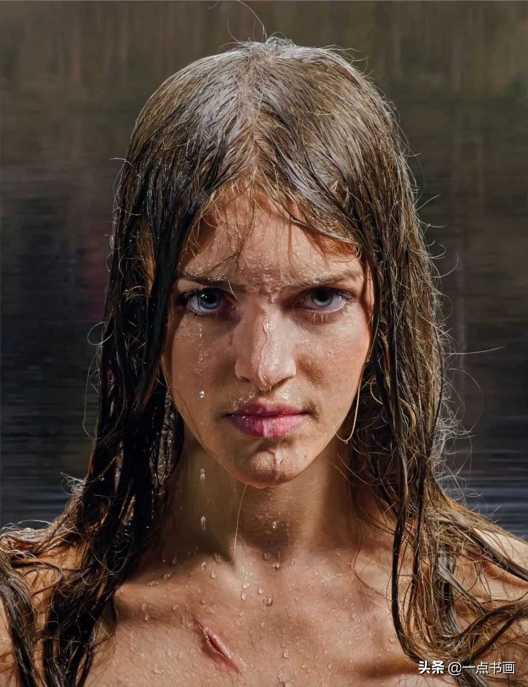 油画#菲利普的人体油画，比照片还真实