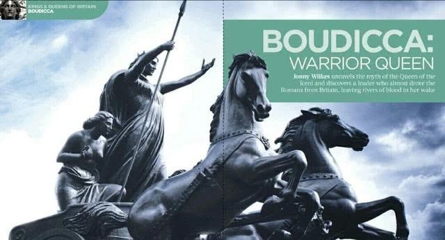 下葬|英国历史上的布狄卡女王,勇敢领导起义,整个王国财富陪她下葬