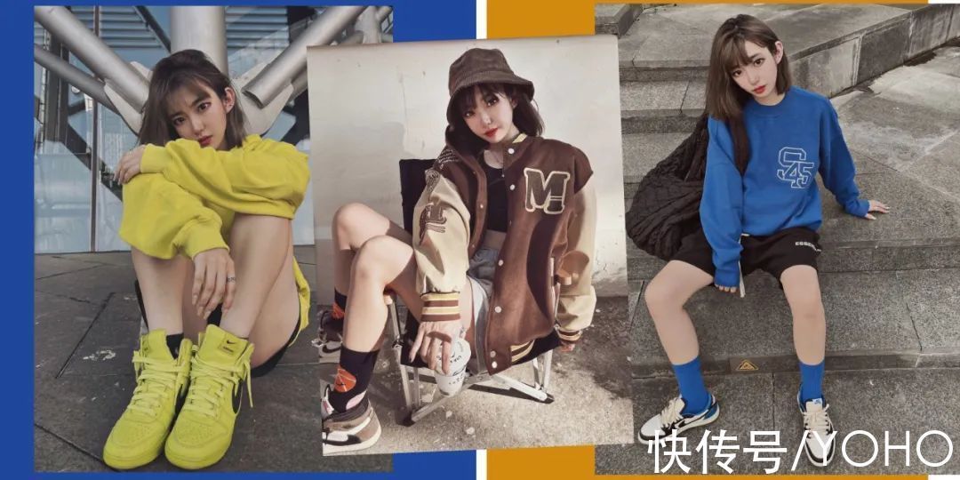 秋冬 抹胸、吊带、丝袜等于流量密码?这位球鞋女孩打破常规展示不一样的秋冬穿搭