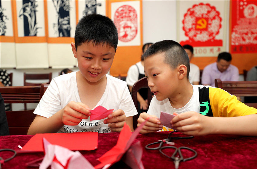 文化站|安徽全椒：暑期开心学非遗