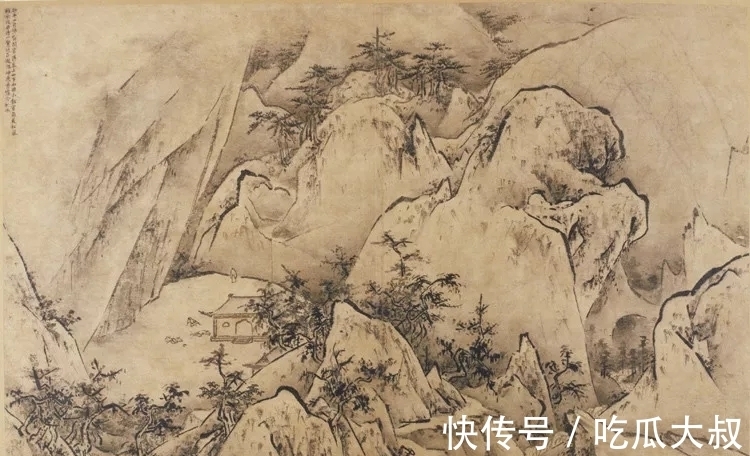 王履&由元入明第一个山水画家,看似宋代绘画,风格奇险,震撼人心!