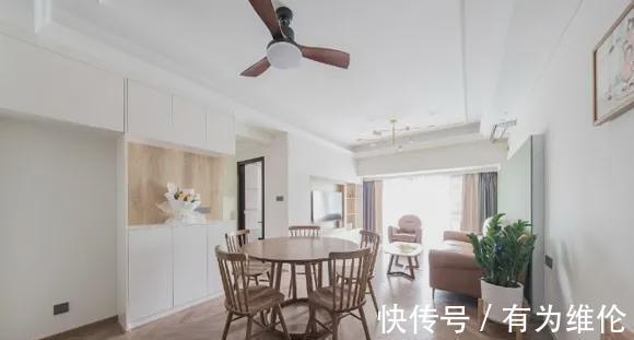 墙面|89㎡居然挤出了4间房,门头上都装满柜子,设计简洁却特别实用!