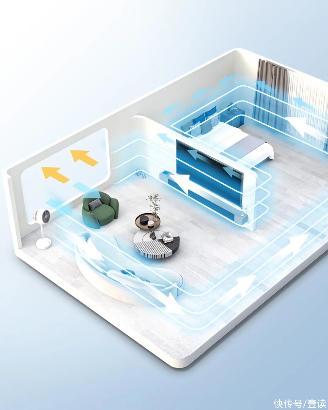 闷热|循环扇都这么卷了?无线可折叠,还能纳凉驱蚊