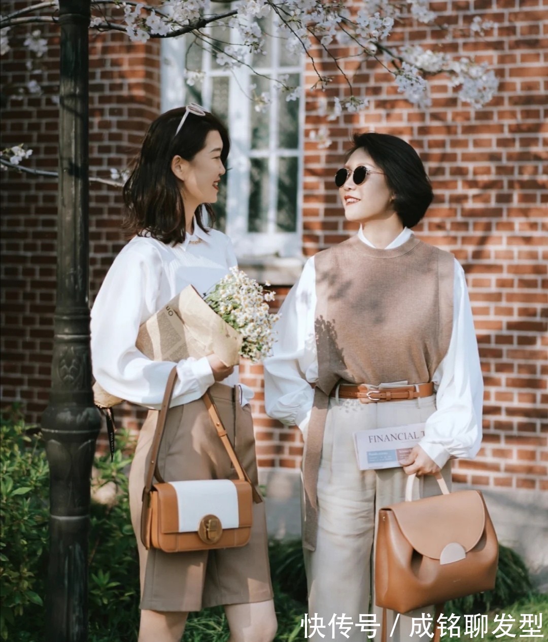 中年|会穿衣的中年女人，用“衬衫+阔腿裤”穿出时尚感，显瘦又有气质