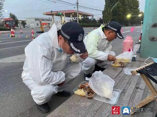 屏障|战“疫”我在岗，日照山海天交警筑起防疫屏障