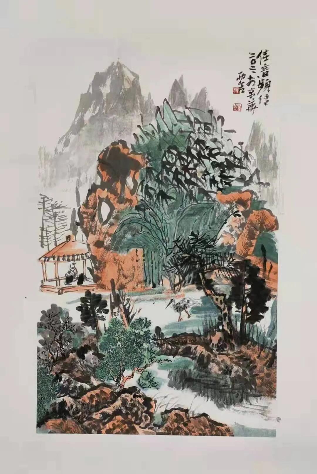 妩媚|青山多妩媚一一谢雨含作品欣赏