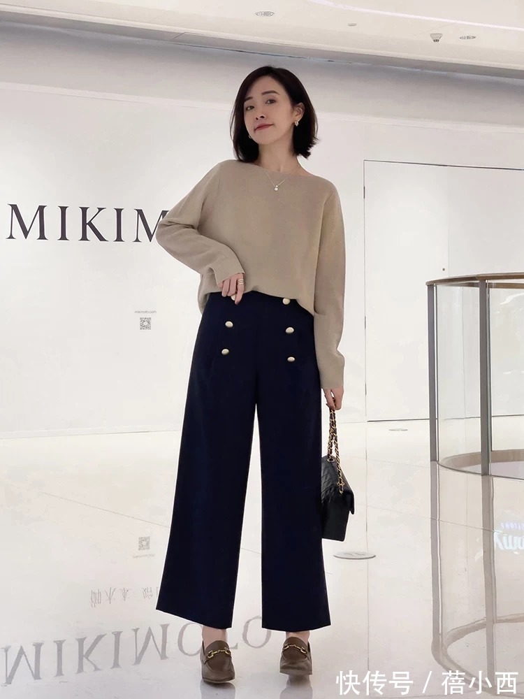 乐福鞋|今年还是穿“小黑裤”最时髦,搭配针织衫、毛衣、大衣,真高级
