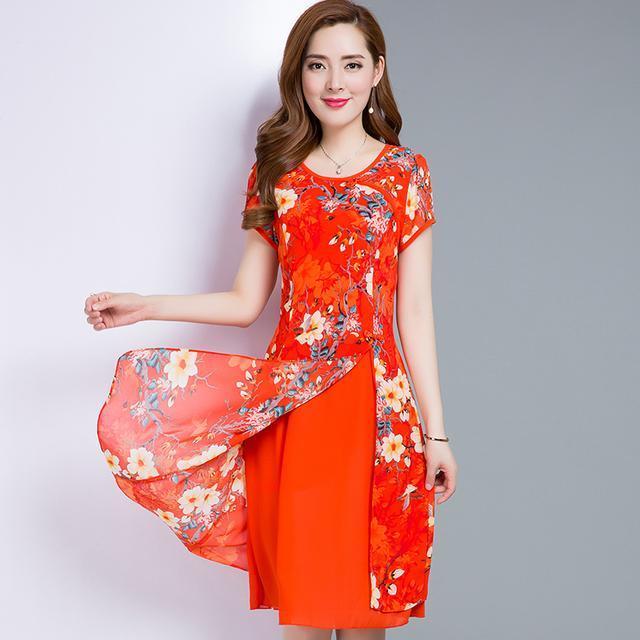 雪纺连衣裙 复古文艺范民族风美裙,关键的时候还能为你抵挡紫外线