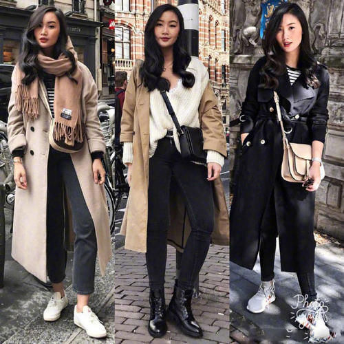 初春大衣如何穿得高级？跟着荷兰时尚博主这么穿，时尚感满分！