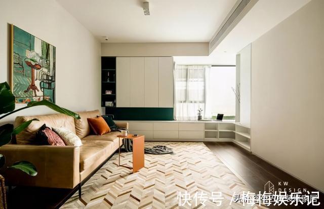 茶几|客厅没有茶几,空间却瞬间高级?看看她74㎡的家是怎么做的