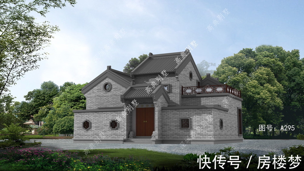 建房|漂亮的中式别墅，建房必备，不要错过哦。