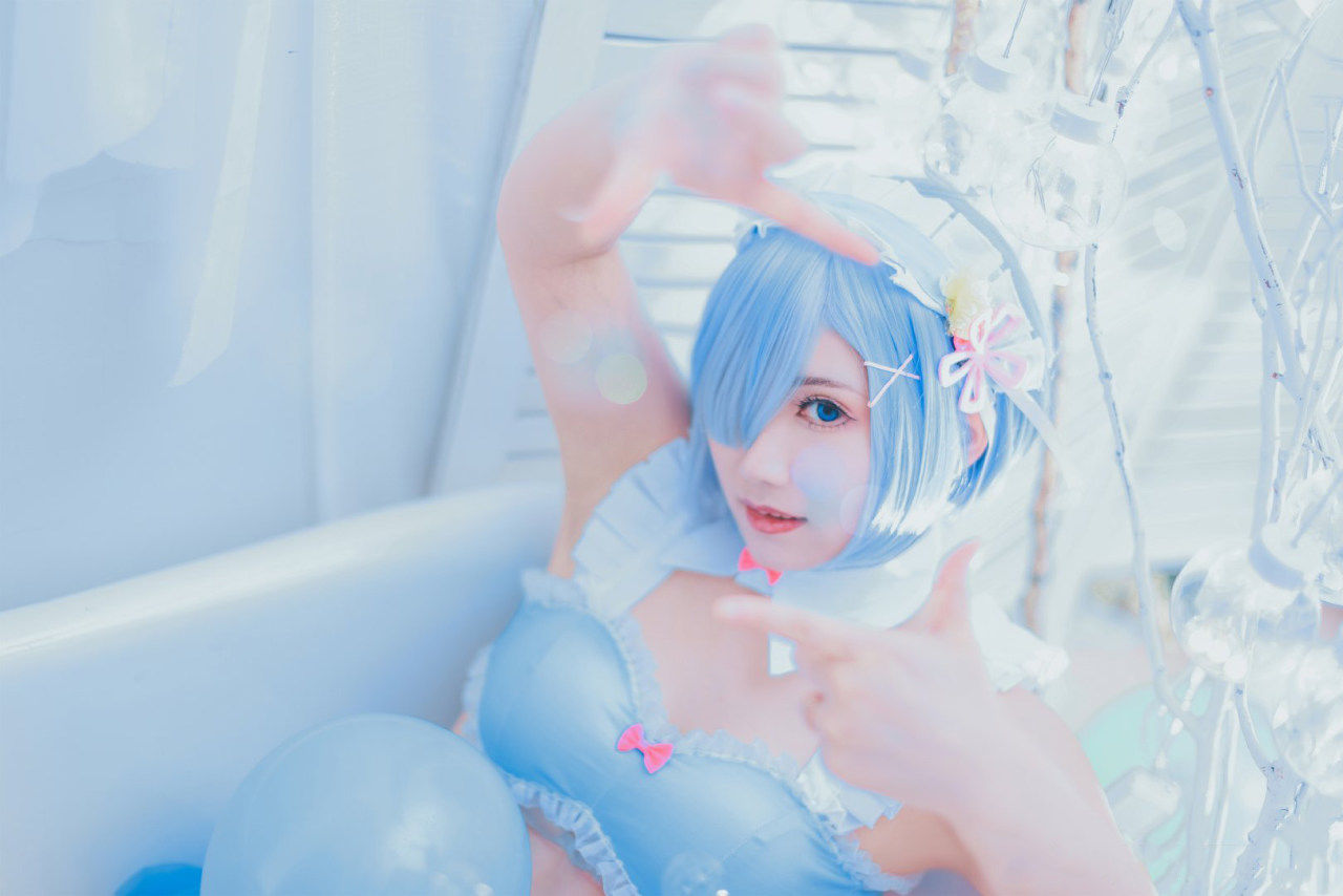 蕾姆|蕾姆·泳装手办cosplay