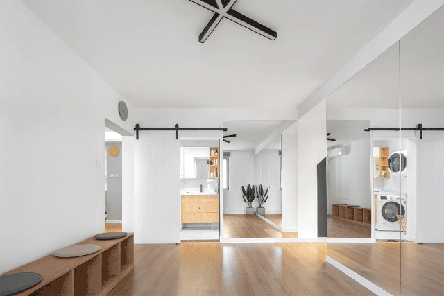 洞洞板|人人嫌弃的鸡肋长走廊,这样“精打细算”改造后,不浪费1寸空间