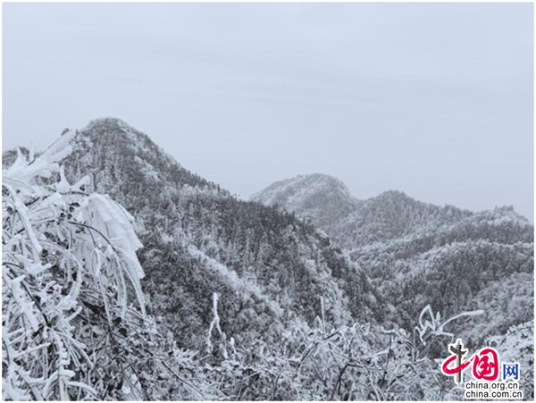 云山|湖南武冈云山：银装素裹 雾凇装点下的江山大美