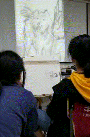 作为一名美术生,不止画别人,还被别人画!