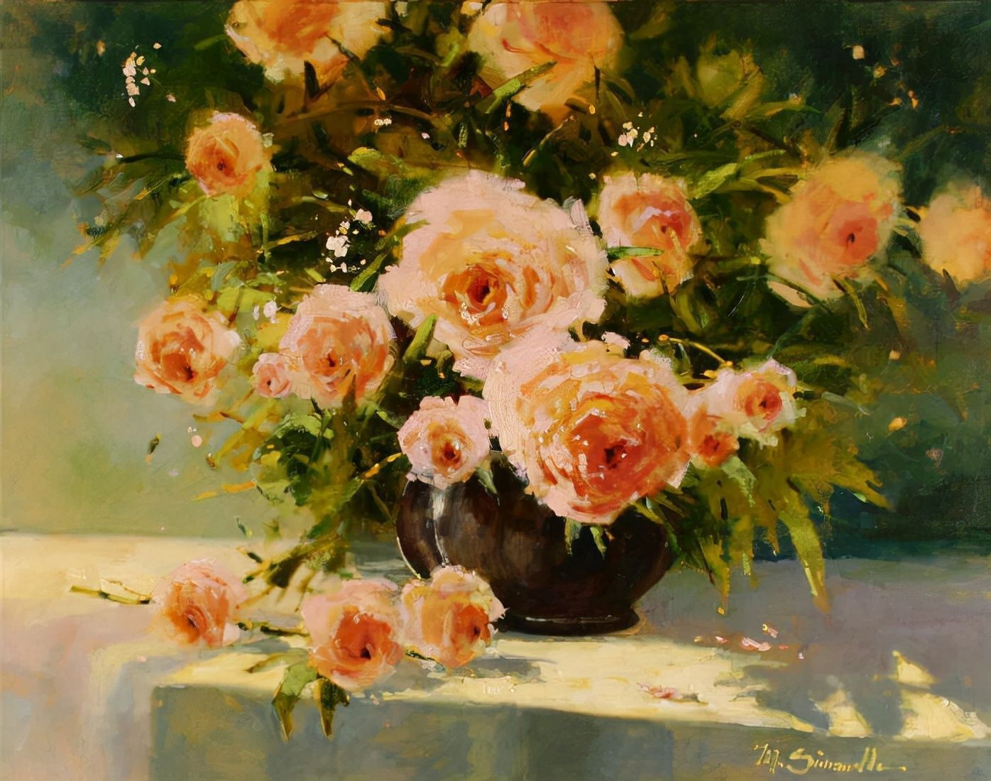 两只狗!她是绘画古典写实主义的热爱者,15年教学艺术知识